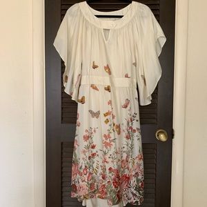 Anthropologie Lil Butterfly dress
